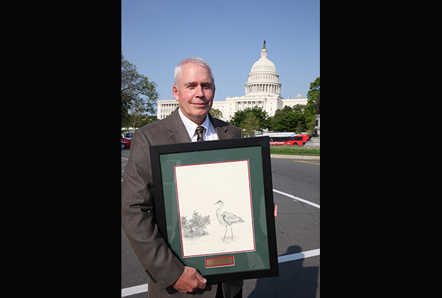 Ray Norrgard with his State, Tribal, and Local Program Development Award
